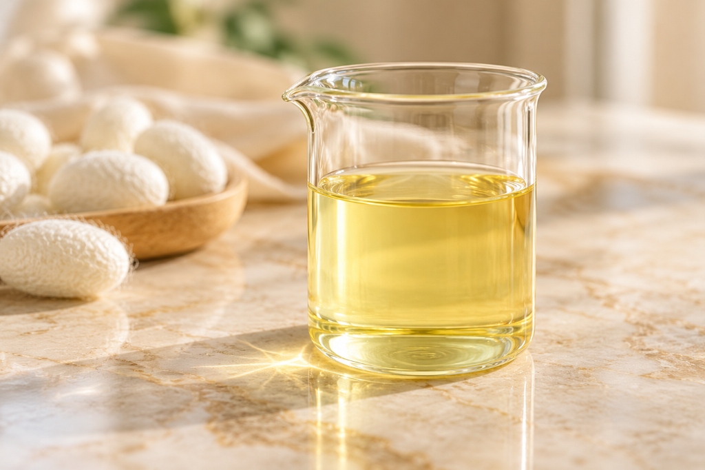 Hydrolyzed Sericin Solution 10%, clear liquid, cosmetic grade